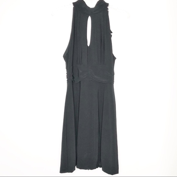 White House Black Market Black Halter Dress - Picture 5 of 8